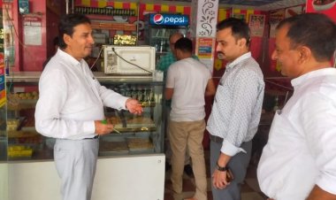 फूड सेफ्टी एवं स्टेण्डर्ड एक्ट 2006 के तहत निम्न जगह कार्यवाही की