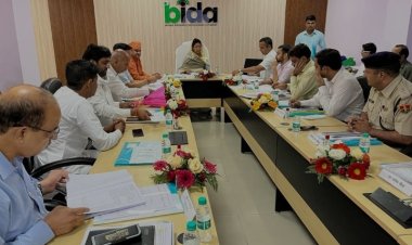 भिवाड़ी इंटीग्रेटेड विकास प्राधिकरण बीडा भिवाड़ी की 6 वीं बैठक आयोजित हुई