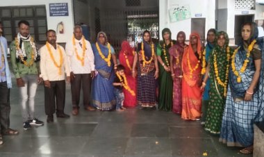 ग्रामीणों ने किया चार धाम यात्रा के लिए प्रस्थान