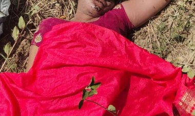 लगभग 35 वर्षीय महिला का शव कोतवाली करनैलगंज ,गोंडा क्षेत्र के सरयू घाट पर सड़क के किनारे मिली अज्ञात महिला की लाश।