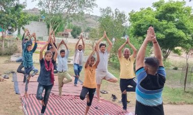 भाजपा मंडल द्वारा आठवां अंतर्राष्ट्रीय योग दिवस आयोजित किया