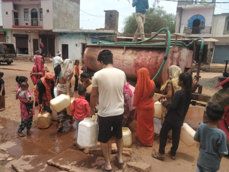 शिवपुरी: वार्ड 13 मनियर में जल संकट, सारे सरकारी नलकूप दप्प: रिंकू पंडित KTG समाचार शिवपुरी एमपी