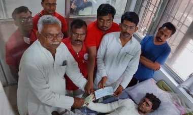 श्री विश्वकर्मा चैरिटेबल ट्रस्ट रेड ब्रिगेड द्वारा दी गयी आर्थिक सहायता।