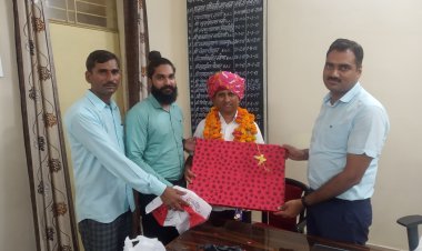 सैपऊ उपखण्ड कार्यालय में विदाई समारोह का आयोजन किया गया