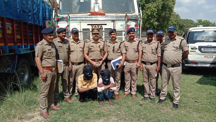 जसपुर क्षेत्र में ट्रक चोरी का उधम सिंह नगर पुलिस ने किया खुलासा