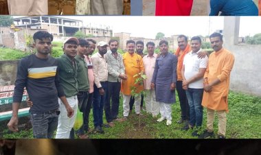 कावड़ियों के स्वागत के साथ वृक्षारोपण कर मनाया जन्मदिवस