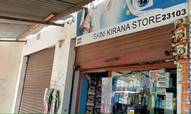 चोरों ने किया किराना की दुकान में हात साफ
