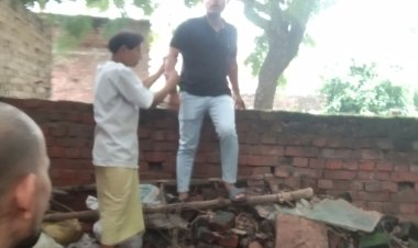 फूलपुर बाजार में हुई घमासान पत्थरबाजी