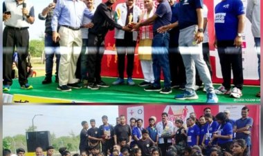 मैराथन में देवास के खिलाडिय़ों ने मारी बाजी, हुए पुरूस्कृत