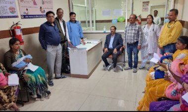 जिला अस्पताल देवास में राष्ट्रीय नवजात शिशु सप्ताह का हुआ शुभारंभ