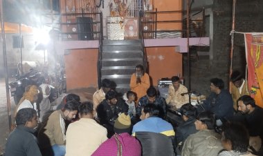 लाल बाई माता मंदिर पर भव्य सुन्दरकाण्ड पाठ का आयोजन।