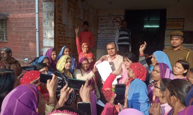राजस्थान आंगनबाड़ी कार्यकर्ता संघ ने मुख्यमंत्री के नाम दिया ज्ञापन