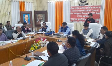 जिलाधिकारी की अध्यक्षता में डीसीसी/डीएलआरसी की बैठक हुई आयोजित।