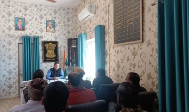 शादी समारोह में हुए दर्दनाक हादसे को लेकर बैठक की