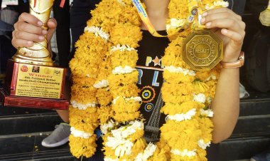 राष्ट्रीय स्तरीय प्रतियोगिता मे पंजाब के मोहाली में रोलर बास्केटबॉल में देवास की बेटी मानवी बैरागी ने जीता गोल्ड मेडल