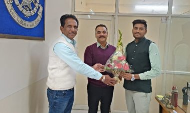 डीएसपी श्री शर्मा का किया अभिनंदन