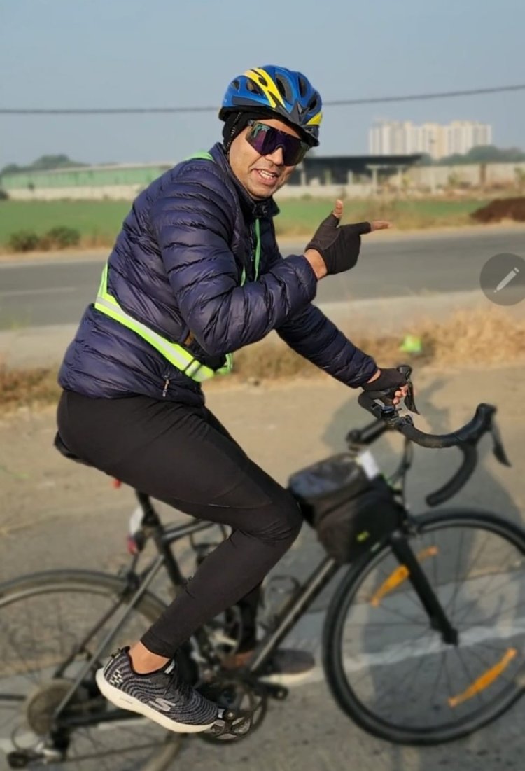 7 महीने 12 दिन में 10 हजार किमी सायकल चलाकर दिया स्वस्थ समाज व स्वच्छ पर्यावरण का संदेश