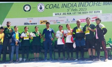 देवास के 6 खिलाडी ऐकडमी ऑफ इन्दौर मैराथन में रहे विजेता