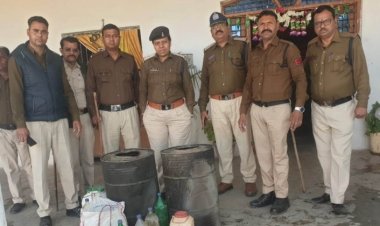 देवास जिले में आबकारी विभाग ने टोंकखुर्द में कार्यवाही कर 09 किये पंजीबद्ध