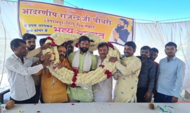 जबरेश्वर सेना के संस्थापक का प्रथम आगमन पर किया स्वागत