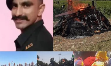 सैनिक शिवपाल सिंह की अंतिम विदाई में उमड़ा गांव, सबकी आंखें नम