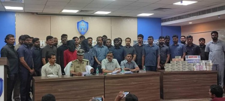 हैदराबाद सिटी पुलिस नॉर्थ जॉन कमिश्नर टास्क फोर्स प्रेस मीट