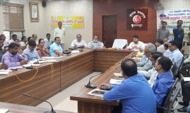 मुख्य विकास अधिकारी की अध्यक्षता में आयोजित की गई जिला पोषण समिति की बैठक।