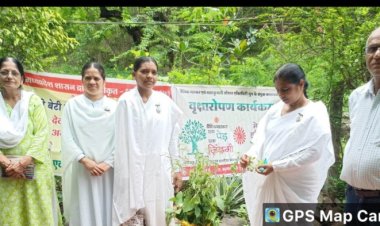 माँ चामुण्डा टेकरी को हराभरा करने के उद्देश्य से सप्ताह में दो बार रौपे जा रहे अनगिनत पौधे