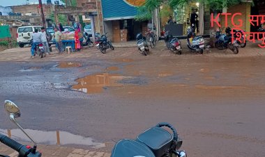 शिवपुरी: मुख्य मार्गों की तस्वीर बयां करती है कि क्या हो रही होगी गली, महोल्लों की हालात।