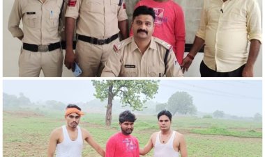 5000 रू के ईनामी बलात्कार के आरोपी को खुटार चौकी पुलिस ने किया गिरफ्तार