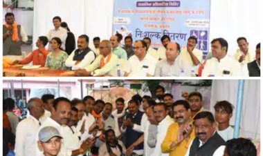 किसी को व्हीलचेयर और बैसाखी तो किसी को मिली मोटराइज्ड ट्राईसाइकिल