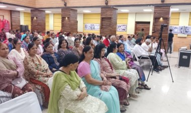 14 अगस्त 1947  त्रासदी, विभाजन विभीषिका पर आधारित कार्यक्रम स्थानीय मल्हार स्मृति मंदिर मैं आयोजित