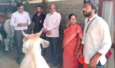 निगम की डिप्टी कमिश्नर ने किया शंकरगढ़ स्थित गौशाला का निरीक्षण