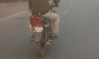 लोगो को हिदायत देने वाले खुद ही कर रहे लापरवाही