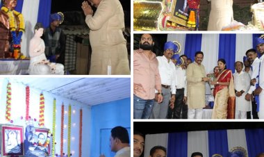 नवी मुंबईत, दिघा गाव येथे विश्वरत्न डॉ. बाबासाहेब आंबेडकर यांच्या जयंती निमित्त उपस्थित राहून बाबासाहेबांच्या प्रतिमेस मानवंदना दिली.