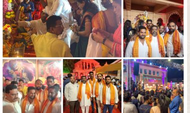 आनंद चॅरिटेबल ट्रस्ट,चरई,ठाणे येथील आयोजित ‘चैत्र नवरात्री’ उत्सवास भेट देऊन जगदंबा देवीचे दर्शन घेतले.