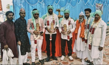 काजी बाबा ट्रस्ट के वरिष्ठ कार्यकर्ताओ का सम्मान