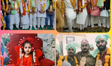 काजी बाबा ट्रस्ट द्वारा उर्स मे सहयोग और सेवा देने वालों का किया सम्मान