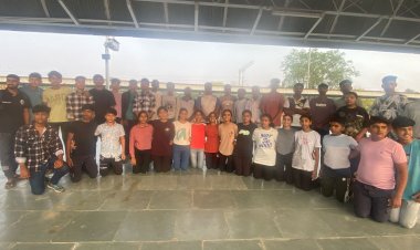 राज्य स्तरीय सीनियर /जूनियर रग्बी प्रतियोगिता के लिए  देवास जिला ओर कॉरपोरेशन टीम भोपाल रवाना