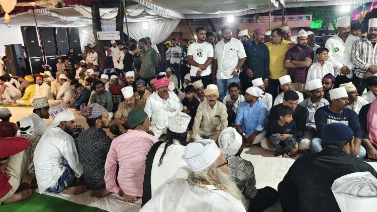 जिला वक्फ कमेटी अध्यक्ष हाजी जाकीर पटेल का विशेष सम्मान