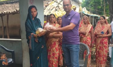 महिला बाल विकास अधिकारी ने किया आंगनवाड़ी केंद्रो का रूटीन निरीक्षण