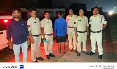 पुलिस चौकी सासन ने गाँजा के साथ एक आरोपी को पकड़ा*