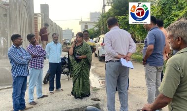 महापौर ने किया वार्ड 41 के विभिन्न कालोनियो का भ्रमण