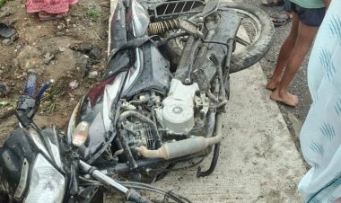 काल रूपी पिकअप वाहन ने बाइक सवार को रौदा मौके पर बाइक सवार की हुई मौत