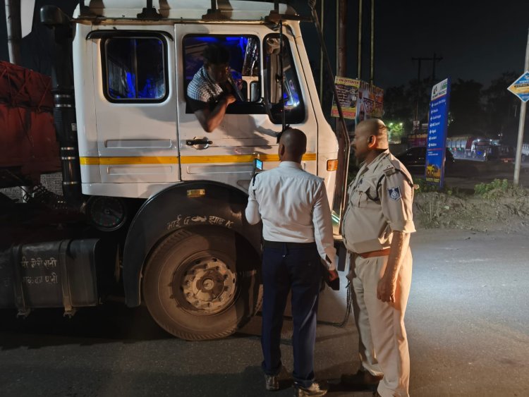 शराब पीकर वाहन चलाते पाए गए 08 वाहनों पर की गई कार्यवाही,