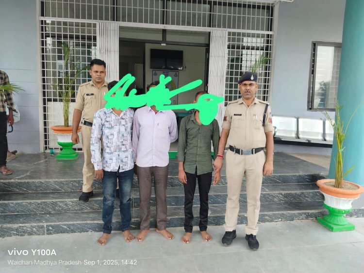 बस चालक से मारपीट करने वाले 03 आरोपी गिरफ्तार