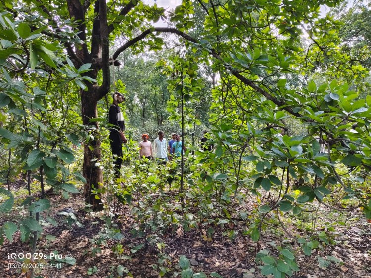 सर्राटोला में नाबालिक लड़के का शव पेड़ पर लटकता मिला