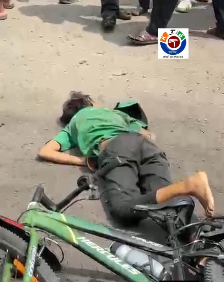 तेज़ रफ़्तार डीजल टैंकर की चपेट में आने से युवती की मौत