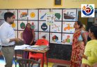 कलेक्टर ने किया आगनवाड़ी केन्द्र करौटी का औचक निरीक्षण