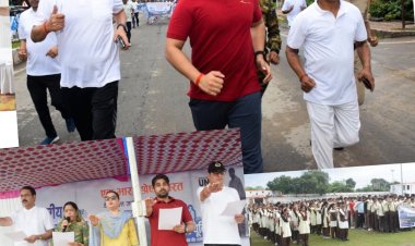 राष्ट्रीय एकता दिवस पर रन फार यूनिटी दौड़ का हुआ आयोजन